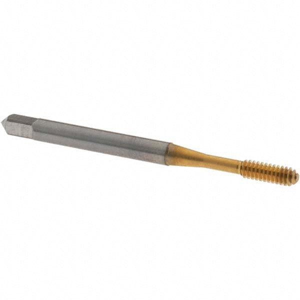 OSG 1400105105 Thread Forming Tap #4-40 UNC, 2B Class of Fit, Bottoming Chamfer, Cobalt, TiN Finish