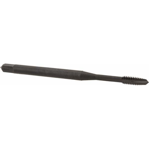 OSG 2511401 Spiral Point Tap #4-40 UNC, 2 Flutes, Plug Chamfer, 2B Class of Fit, HSS-E Vanadium, Steam Oxide Coated