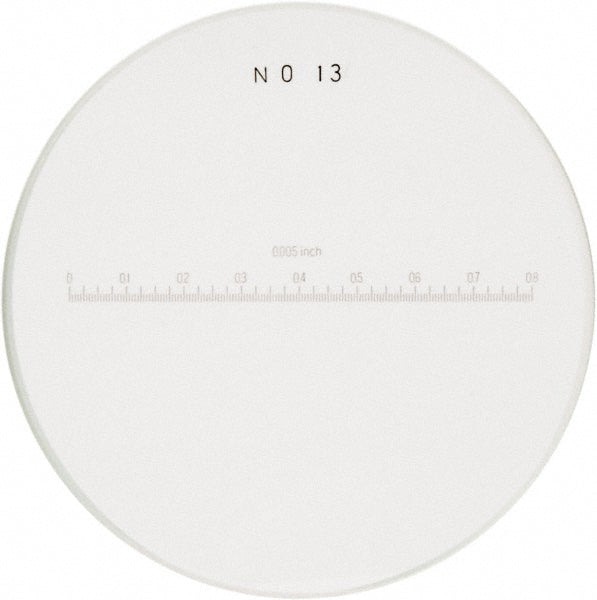 SPI 40-093-7 1 Inch Diameter, Optical Comparator Chart and Reticle