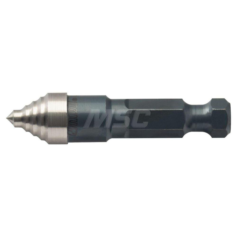 Irwin 10312ZR Step Drill Bit 3/8" Dia, 1/4" Shank Dia, High Speed Steel, 1 Hole Size