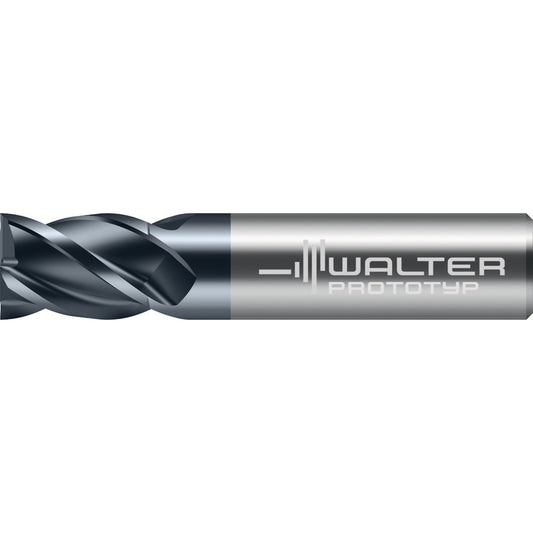 Walter-Prototyp 8417116 Square End Mill 1/2" Dia, 1-1/4" LOC, 4 Flute, Solid Carbide