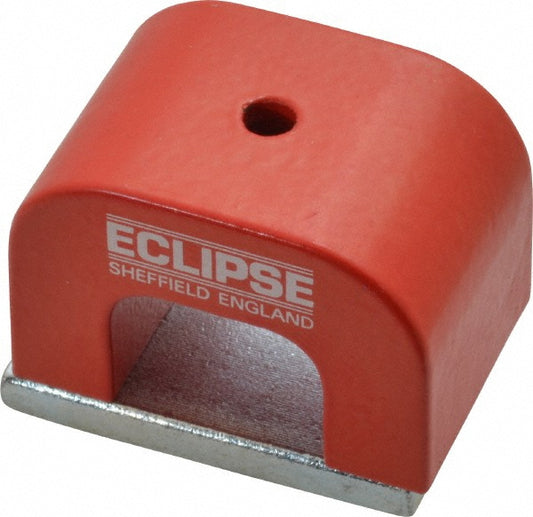 Eclipse 813 1 Hole, 0.1969" Hole Dia, 1-3/16" Overall Width, 1-49/64" Deep, 1-3/16" High, 26 Lb Average Pull Force, Alnico Power Magnets