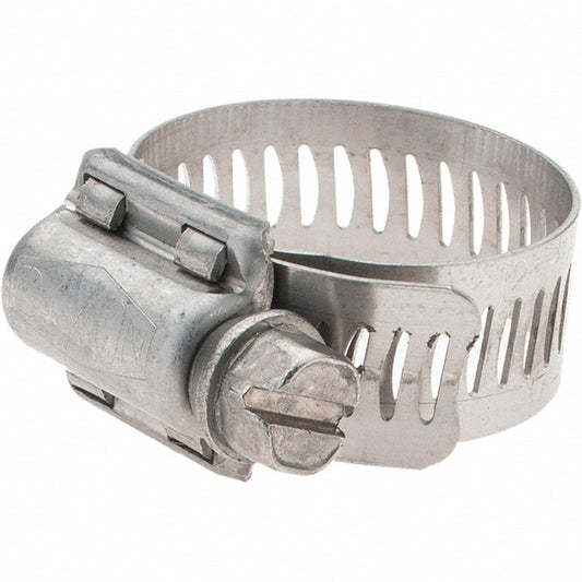 Dixon Valve & Coupling HSS12 Worm Gear Clamp 11/16 to 1-1/14" Dia, Stainless Steel Band