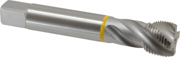 Emuge CU501000.5053 Spiral Flute Tap 1-1/8-12 UNF, 4 Flutes, Modified Bottoming, 2B Class of Fit, Cobalt, Bright/Uncoated