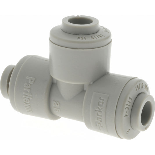 Parker A4TU4-MG Push-To-Connect Tube to Tube Tube Fitting Union Tee, 1/4" OD