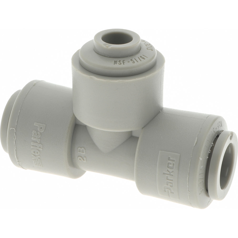 Parker A6TU4-MG Push-To-Connect Tube to Tube Tube Fitting Union Tee, 3/8 x 1/4" OD