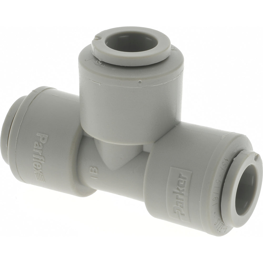 Parker A6TU6-MG Push-To-Connect Tube to Tube Tube Fitting Union Tee, 3/8" OD
