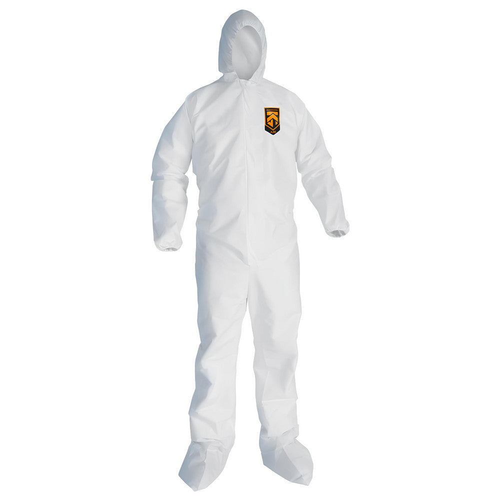 KleenGuard 49124 Disposable Coveralls Size X-Large, SMS, Zipper Closure