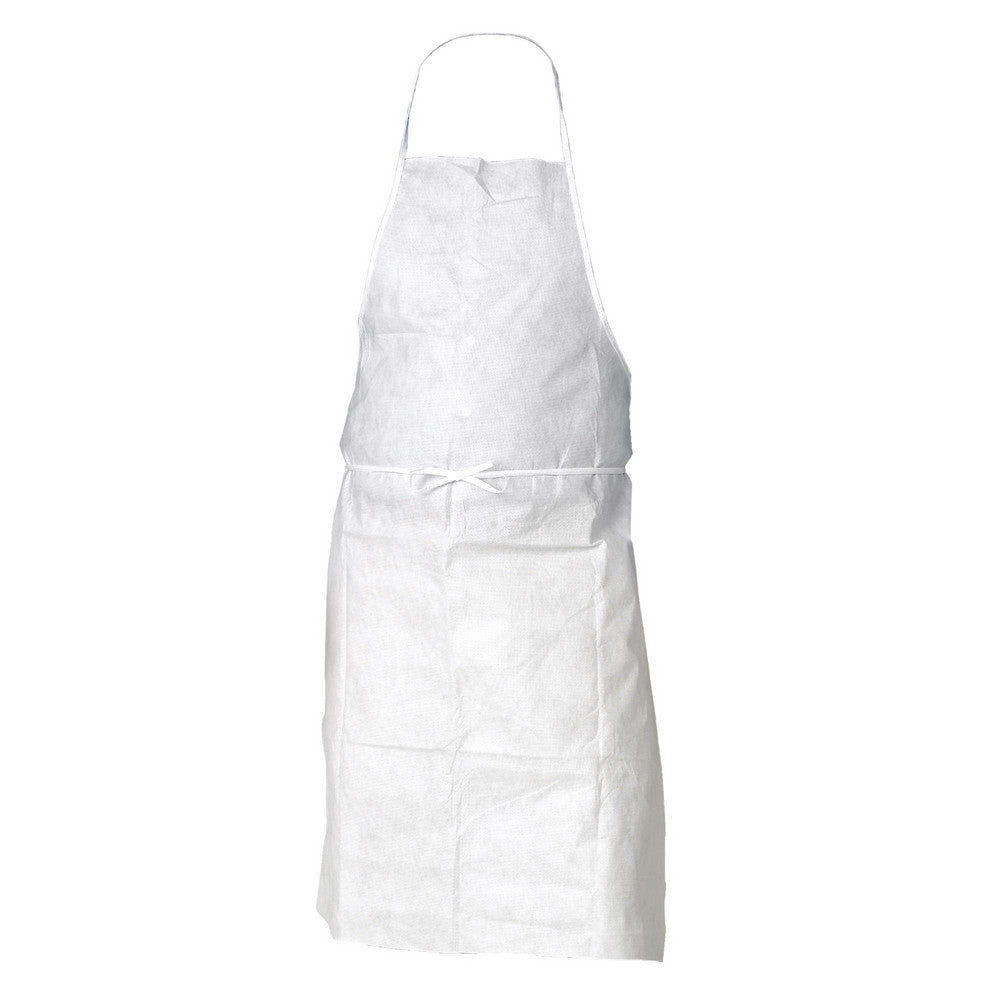 KleenGuard 36550 Disposable Bib Apron Particle Protection, Size Universal, White