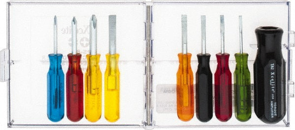 Xcelite PS88N Screwdriver Set 9 Pc, Phillips & Slotted