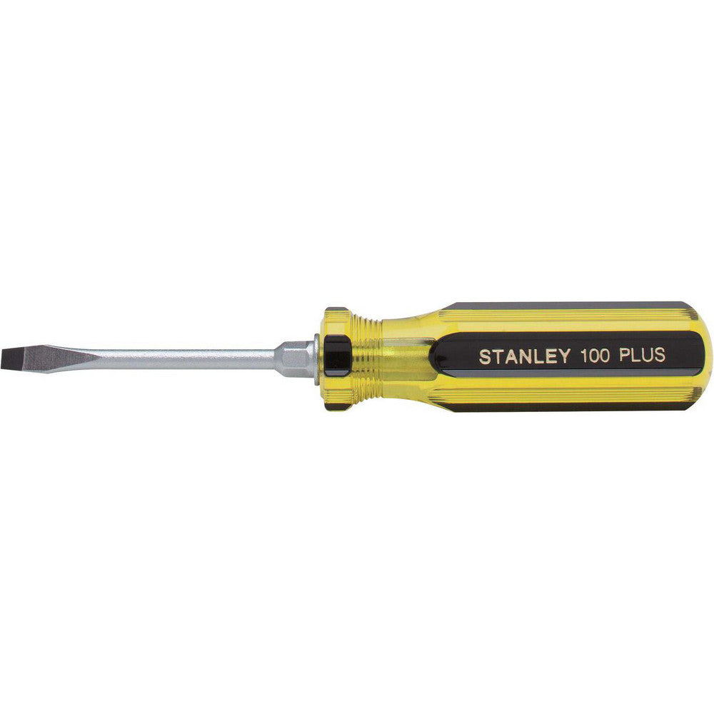 Stanley 66-163-A Slotted Screwdriver 3/16" Width, 6-3/4" OAL, 3" Blade Length