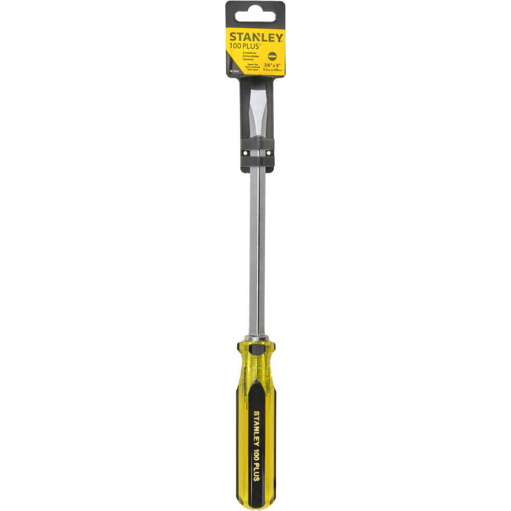 Stanley 66-178-A Slotted Screwdriver 3/8" Width, 13-1/4" OAL, 8" Blade Length