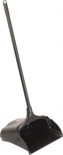 Rubbermaid FG253100BLA Executive Series Lobby Pro Upright Dust Pan, Long-Handle, Black
