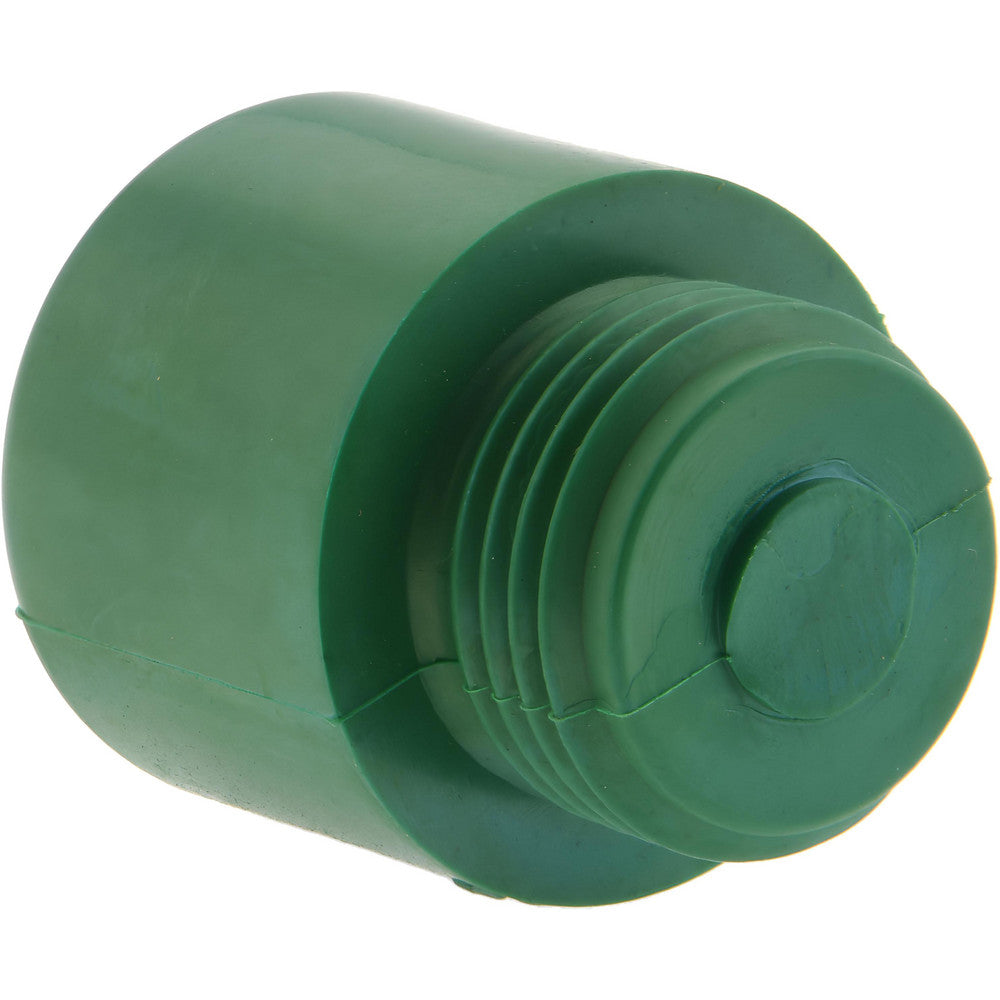 Mallet Mfg By Southwest Inc. 040001 1" Face Diam, Grade Hard, Green Hammer Tip/Face
