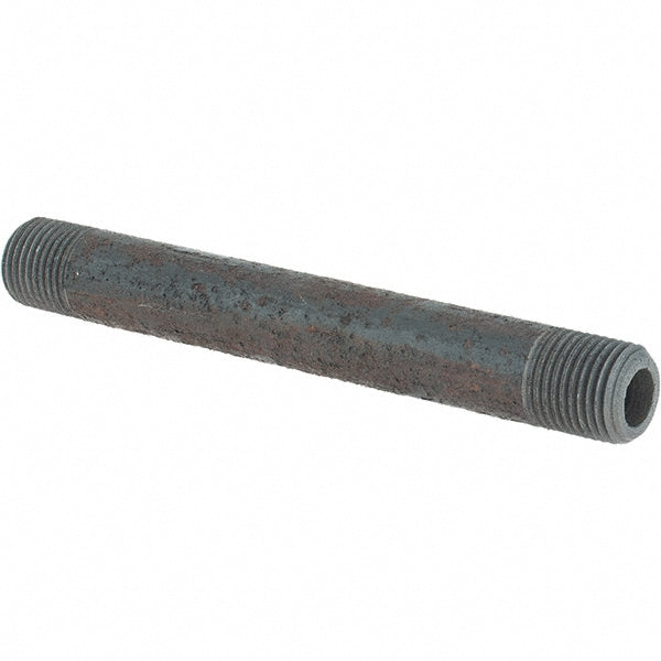 Value Collection 1/876.2BLKBN80 Black Pipe Nipple 1/8" Dia x 3" Long, Schedule 80