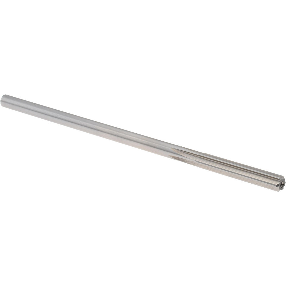 Alvord Polk 00111 Chucking Reamer 1/4" Dia, 6" OAL, 1-1/2" Flute Length, Straight Flute, Straight-Cylindrical Shank, HSS