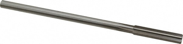 Alvord Polk 00150 Chucking Reamer 3/8" Dia, 7" OAL, 1-3/4" Flute Length, Straight Flute, Straight-Cylindrical Shank, HSS