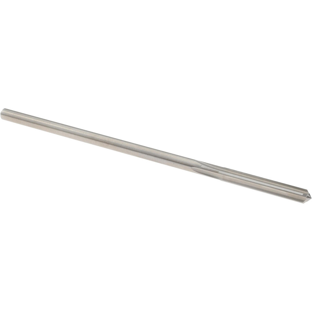 Alvord Polk 00064 Chucking Reamer #25, 4" OAL, 1" Flute Length, Straight Flute, Straight-Cylindrical Shank, HSS