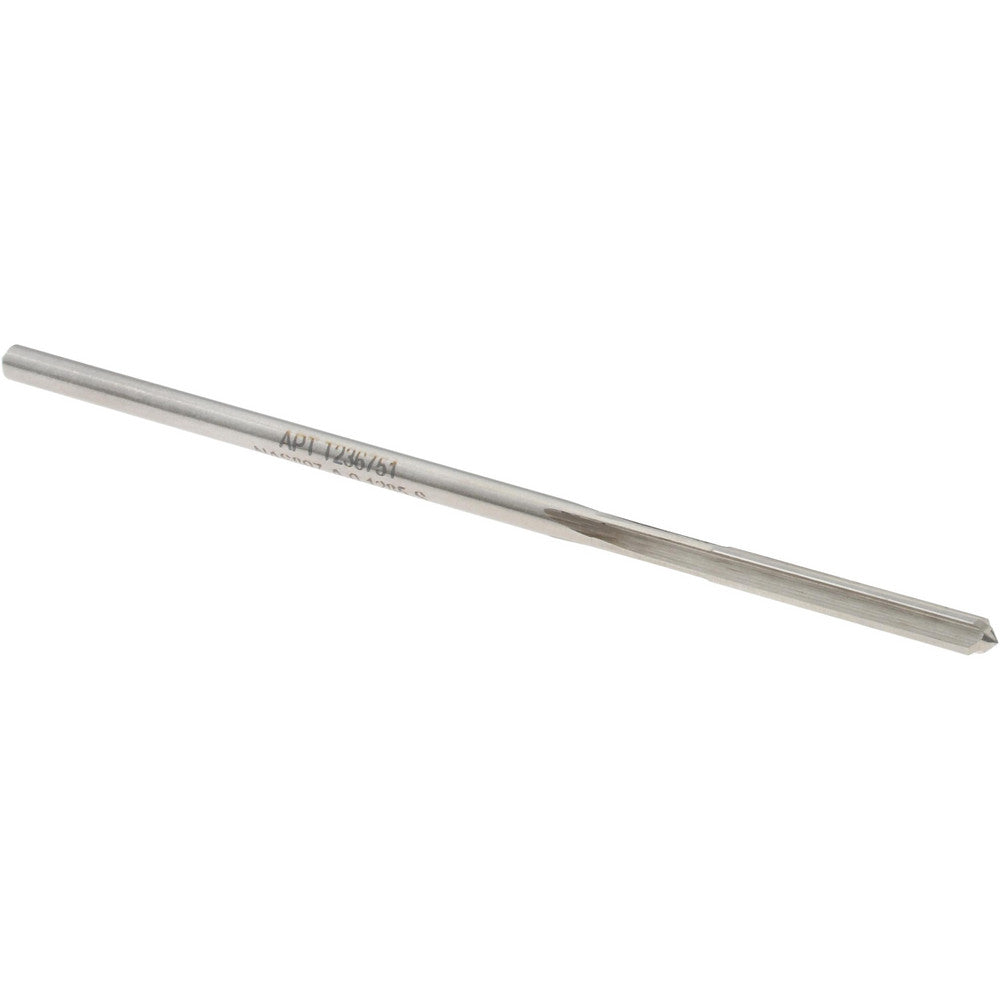 Alvord Polk 00057 Chucking Reamer #30, 3-1/2" OAL, 7/8" Flute Length, Straight Flute, Straight-Cylindrical Shank, HSS