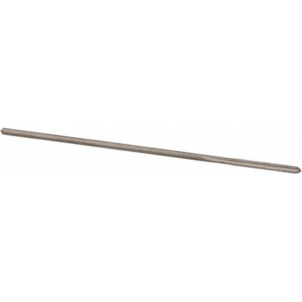 Alvord Polk 00024 Chucking Reamer #52, 2-1/2" OAL, 1/2" Flute Length, Straight Flute, Straight-Cylindrical Shank, HSS