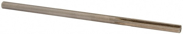 Alvord Polk 00114 Chucking Reamer Letter F, 6" OAL, 1-1/2" Flute Length, Straight Flute, Straight-Cylindrical Shank, HSS