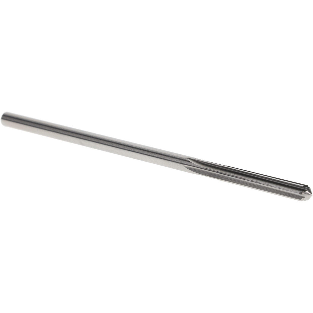 Alvord Polk 00083 Chucking Reamer 0.1870" Dia, 4-1/2" OAL, 1-1/8" Flute Length, Straight Flute, Straight-Cylindrical Shank, HSS