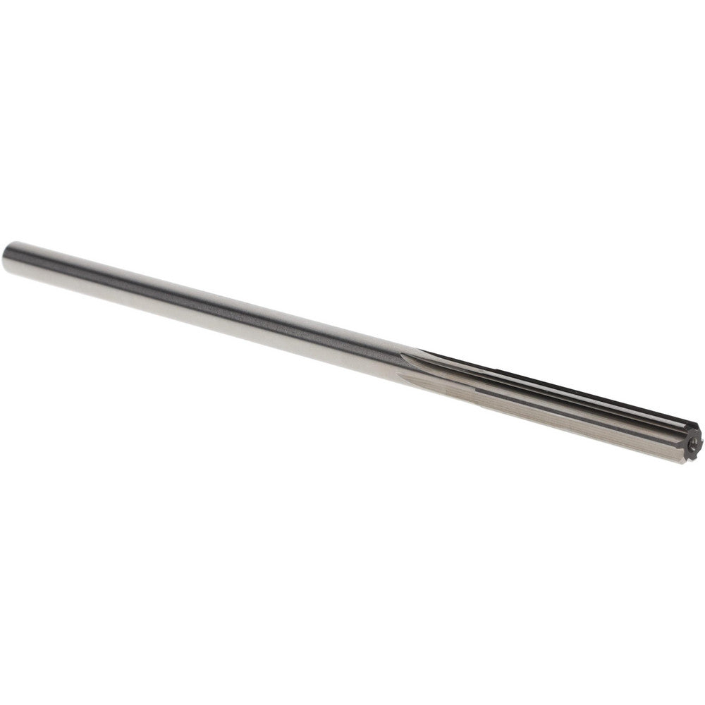 Alvord Polk 00112 Chucking Reamer 0.2510" Dia, 6" OAL, 1-1/2" Flute Length, Straight Flute, Straight-Cylindrical Shank, HSS