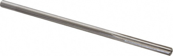 Alvord Polk 00098 Chucking Reamer 5.50 mm Dia, 5" OAL, 1-1/4" Flute Length, Straight Flute, Straight-Cylindrical Shank, HSS