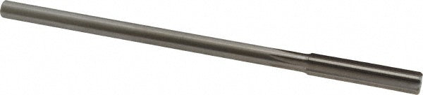 Alvord Polk 00148 Chucking Reamer 9.50 mm Dia, 7" OAL, 1-1/2" Flute Length, Straight Flute, Straight-Cylindrical Shank, HSS