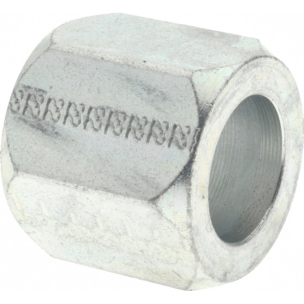 Eaton 1290-8S Steel Flared Tube Nut 1/2" OD, 3/4-16 Thread, 37 deg Flared Angle