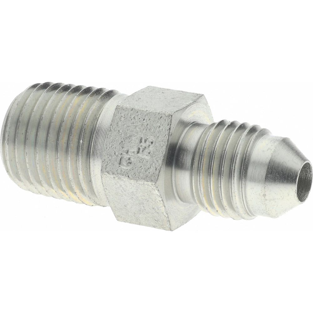 Eaton 2021-4-4S Steel Flared Tube Connector 1/4" OD, 37 deg Flared Angle