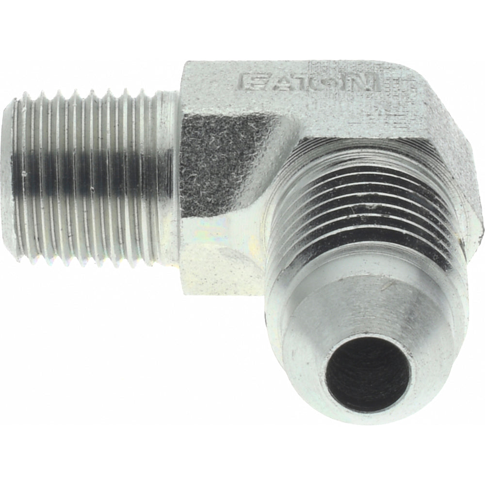 Eaton 2024-2-4S Steel Flared Tube 90 Deg Male Elbow 1/4" OD, 37 deg Flared Angle