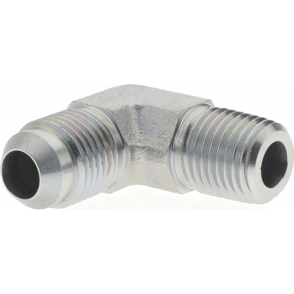 Eaton 2024-4-6S Steel Flared Tube 90 Deg Male Elbow 3/8" OD, 37 deg Flared Angle