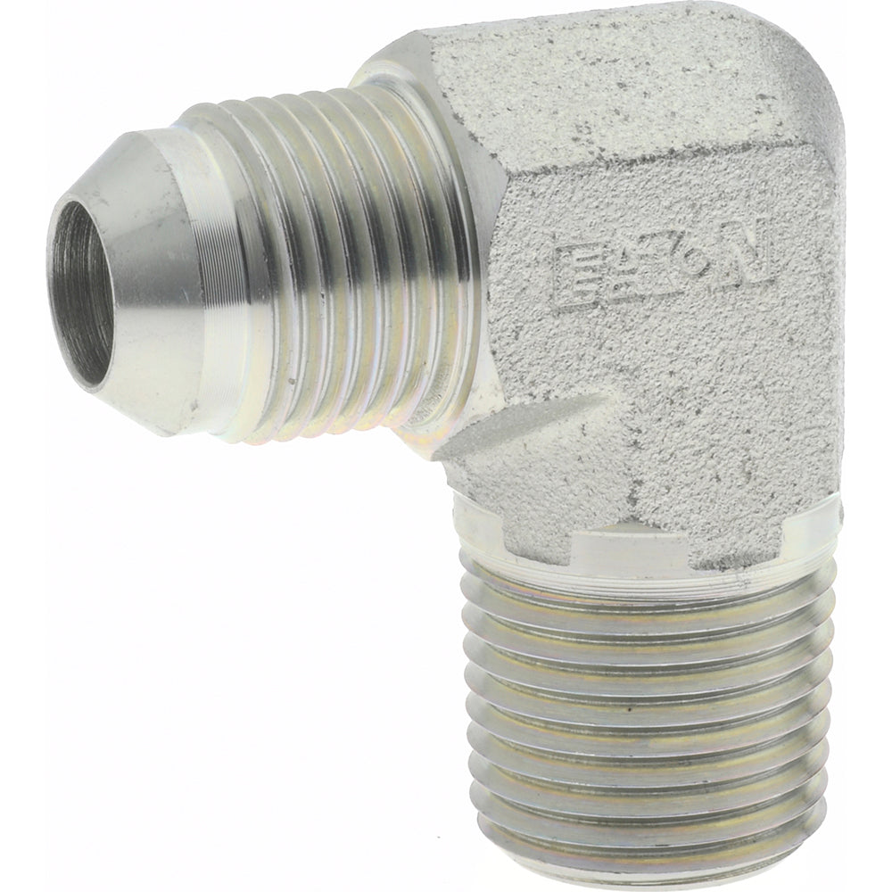 Eaton 2024-8-8S Steel Flared Tube 90 Deg Male Elbow 1/2" OD, 37 deg Flared Angle