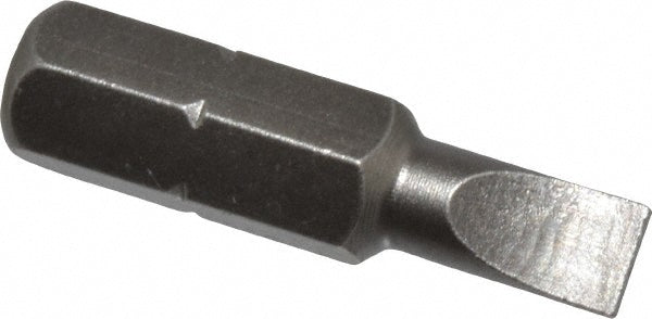 Apex 445-10X 3/16" x 0.034" Blade, 1/4" Drive Slotted Screwdriver Bit