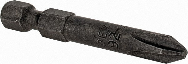 Apex 492X Power Screwdriver Bit #2 Phillips, #2 Speciality Point Size, 1/4" Hex Drive