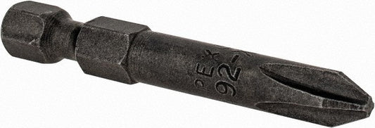 Apex 492X Power Screwdriver Bit #2 Phillips, #2 Speciality Point Size, 1/4" Hex Drive