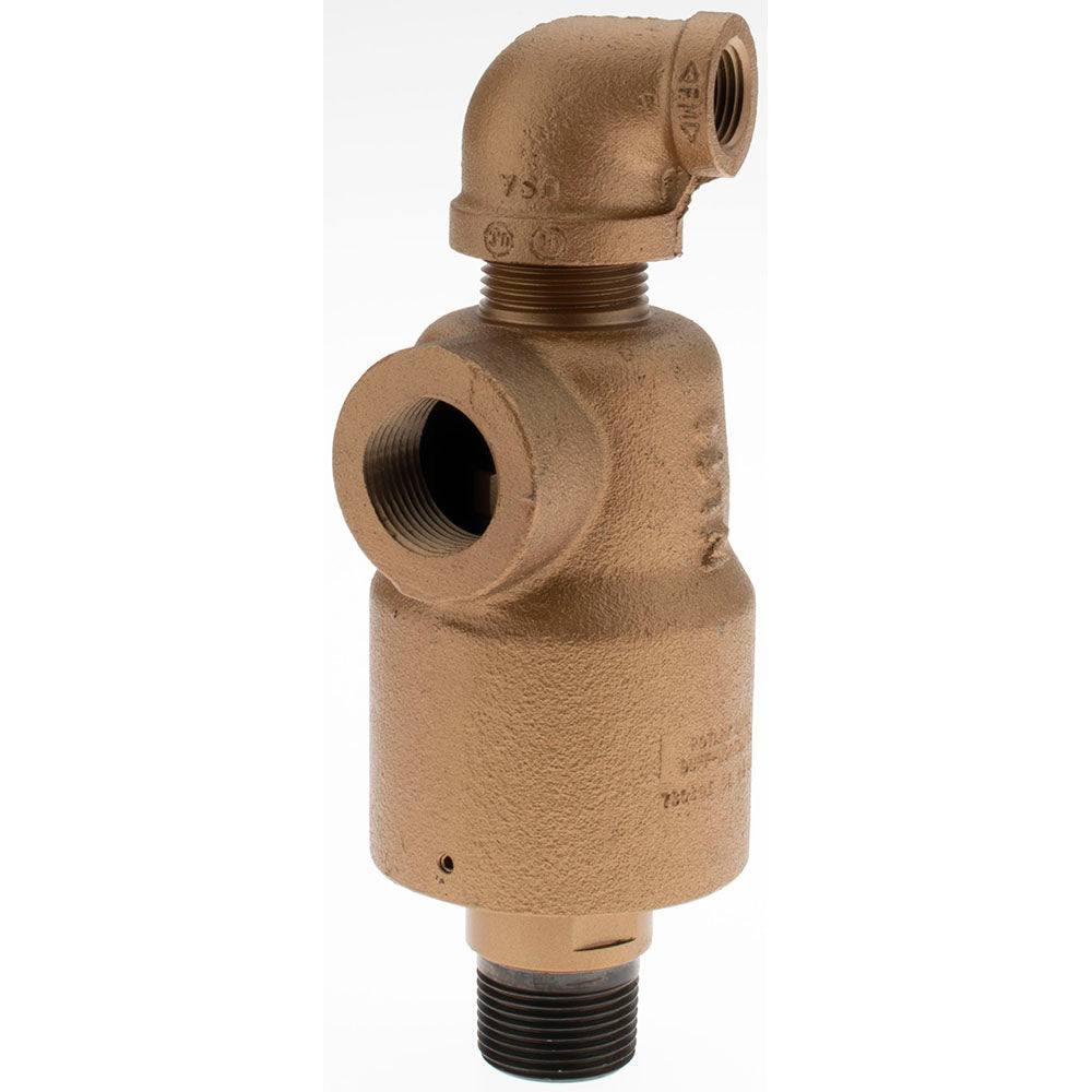 Duff-Norton 730305C 1 NPT Right Hand Rotor Thread, 1" NPT Port, 8-1/2" Body Length, Dual Flow, General Purpose (Stationary Syphon), Rotary Union