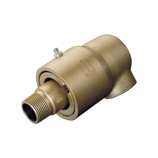 Duff-Norton 440467C 2 NPT Right Hand Rotor Thread, 2" NPT Port, 13-7/8" Body Length, Dual Flow, General Purpose (Stationary Syphon), Rotary Union