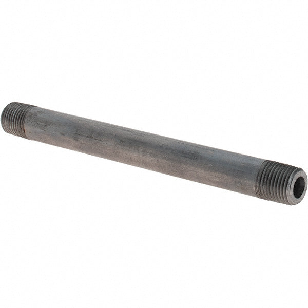 Value Collection 1/8101.6BLKBN80 Black Pipe Nipple 1/8" Dia x 4" Long, Schedule 80
