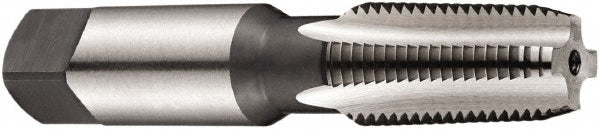 Dormer Pramet 5977652 Standard Pipe Tap 3/8-18, NPT, 4 Flutes, High Speed Steel, Bright/Uncoated