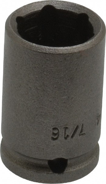 Apex 1114 Impact Socket 1/4" Drive, 7/16" Socket, Hex Drive