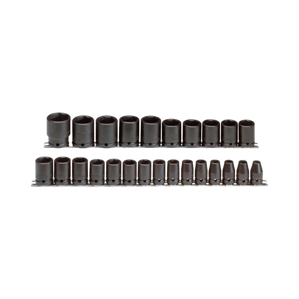 Proto J74206 Impact Standard Socket Set 25 Pc, 1/2" Drive, 8.00 to 36.00" Socket