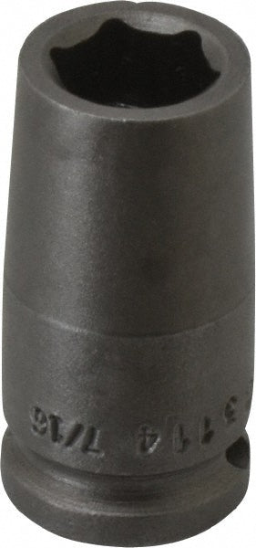 Apex 3114 Impact Socket 3/8" Drive, 7/16" Socket, Hex Drive