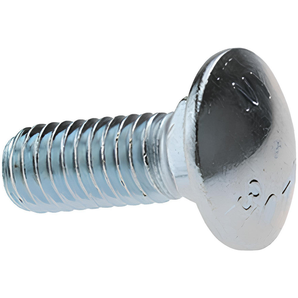 Value Collection CAI203701000-10LBBX Carriage Bolt 3/8-16, 1" Length Under Head, Square Neck