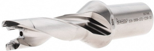 Iscar 3202817 Replaceable-Tip Drill 0.906 to 0.941" Dia, 2.72" Max Depth, 1-1/4" Straight-Cylindrical Shank