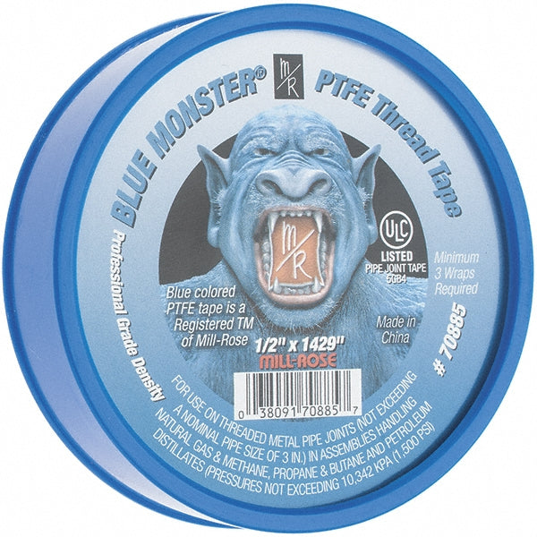 Blue Monster 70885 1/2" Wide x 1,429" Long General Purpose Pipe Repair Tape