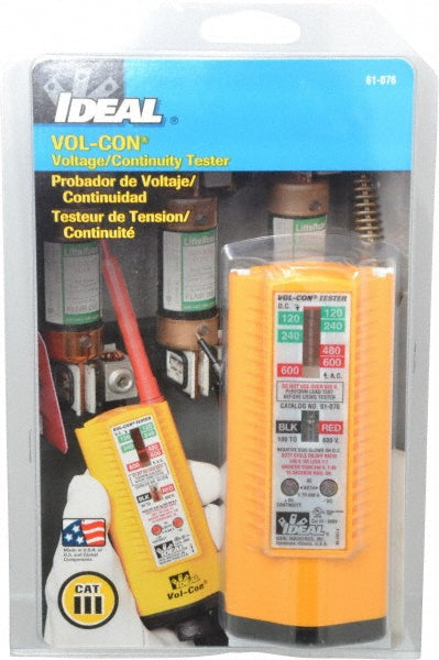Ideal 61-076 5 VAC/VDC to 600 VAC/VDC, Voltage and Circuit Continuity Tester