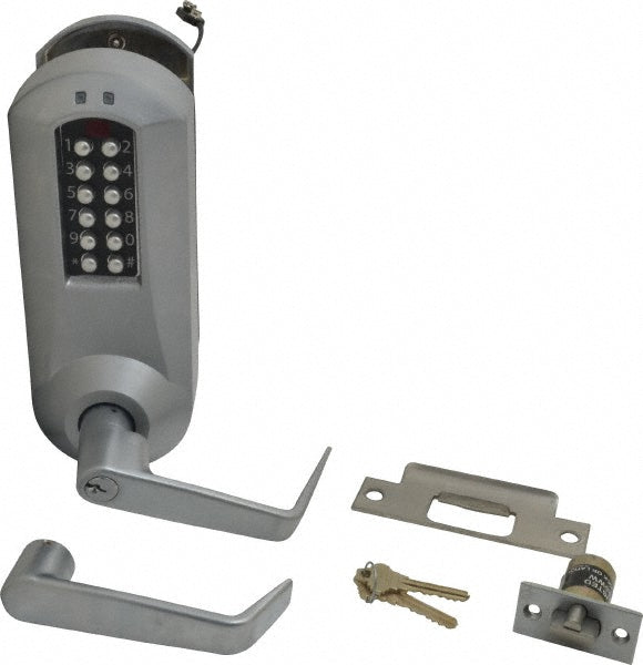 Kaba Access E5031XSWL-626-41 Push-button Lock Lever Lockset for 1-3/8 to 2-1/4" Thick Doors