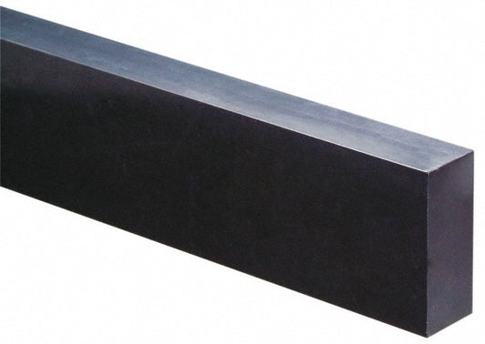 USA Industrials BULK-PS-ACB-182 Plastic Bar Acetal, 1/2" Thick, 48" Long, Black